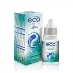 Eco System eye drops Optimax Ενυδατικές Οφθαλμικές Σταγόνες με Υαλουρονικό Νάτριο 20ml