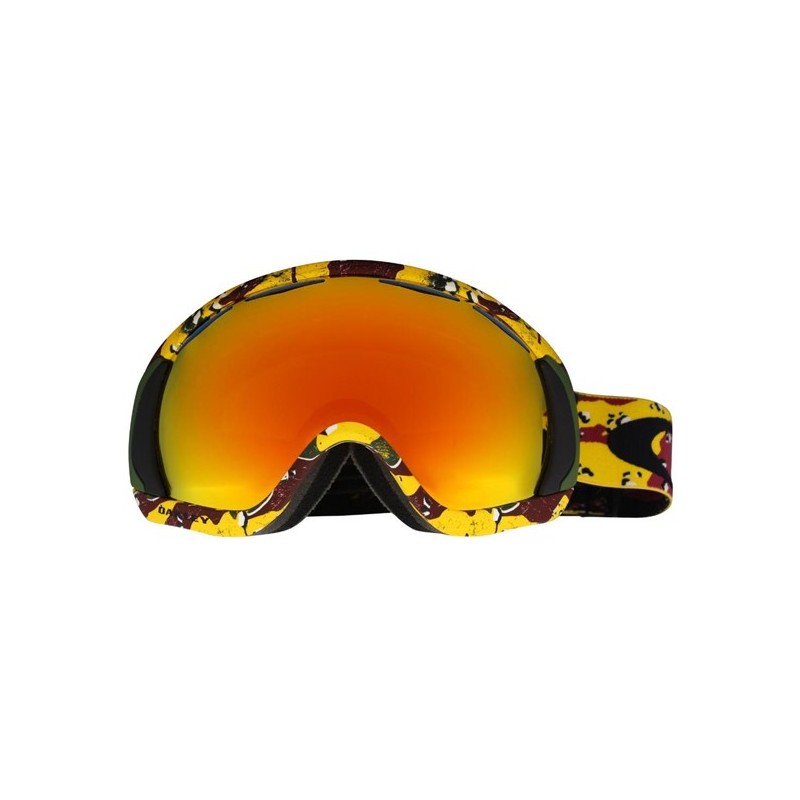 OAKLEY CANOPY 7047 59-248 TANNER HALL ski goggles-mirrored/ green yellow