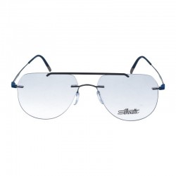 Eyeglasses SILHOUETTE 5516 EL 6565-gunmetal/blue