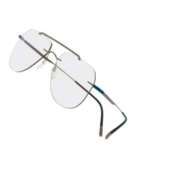 Eyeglasses SILHOUETTE 5516 EL 6565-gunmetal/blue