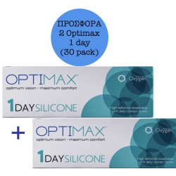 OFFER PACK -2 OPTIMAX SILICONE 1DAY 60 Daily Aspheric Contact lenses
