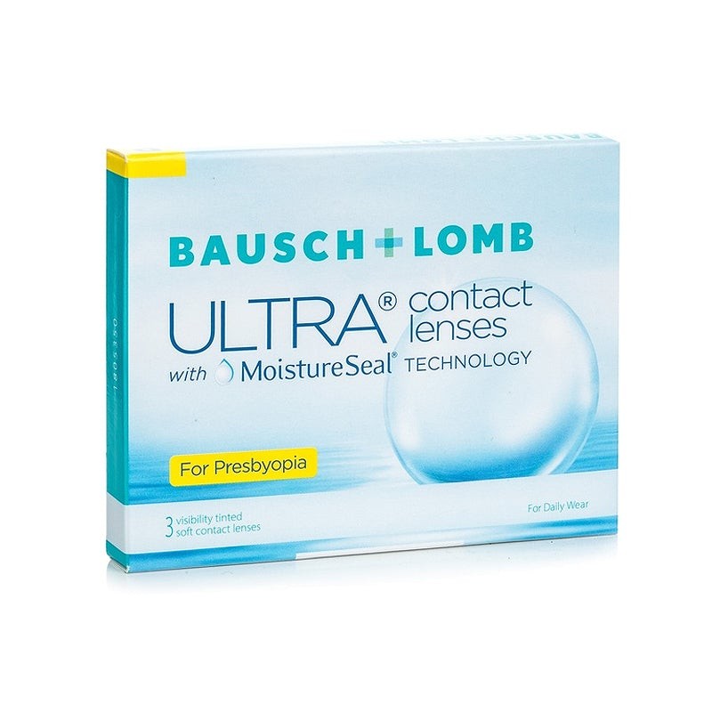 Ultra Bausch & Lomb for presbyopia monthly soft contact lenses 3 pack