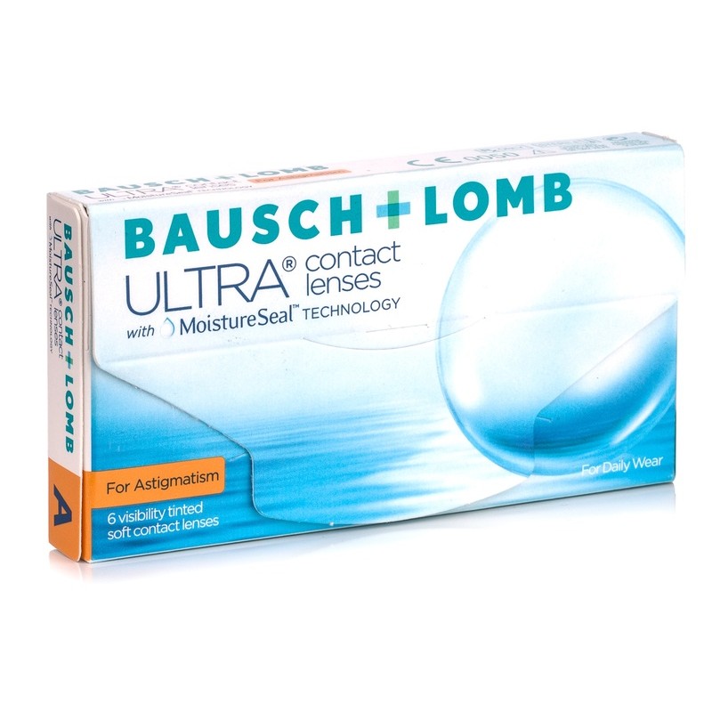 Bausch & Lomb Ultra for Astigmatism-monthly toric soft contact lenses 6 pack