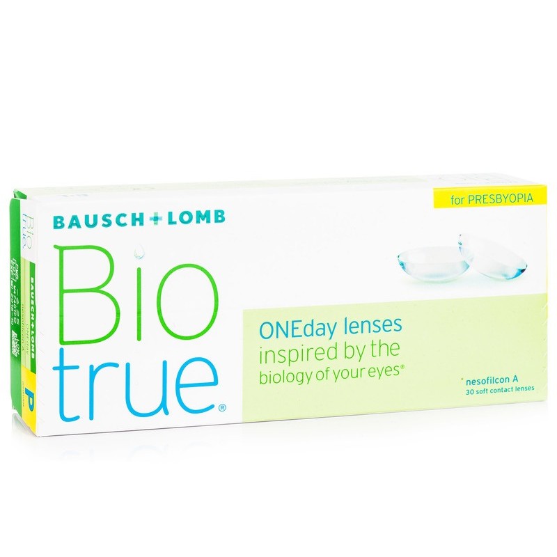 Bausch & Lomb Bio true ONEday for Presbyopia-Ημερήσιοι πολυεστιακοί 30τμχ.