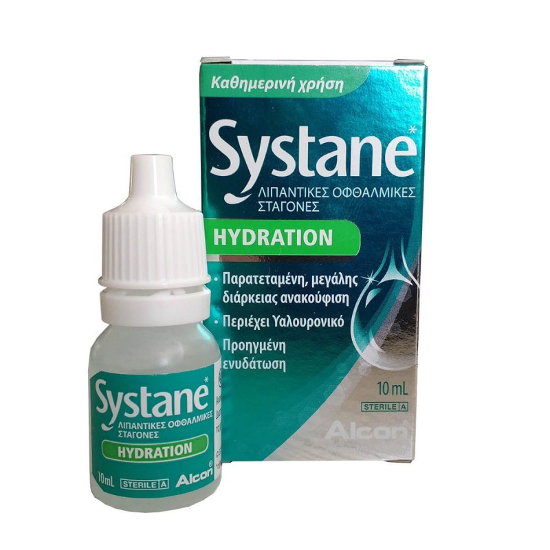 Systane Hydration Alcon-Λιπαντικές Οφθαλμικές Σταγόνες 10ml