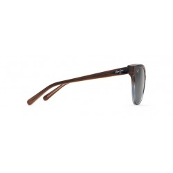 Sunglasses MAUI JIM Olu Olu GS537-01F-polarized-Dark chocolate with blue