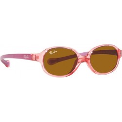Kid's Sunglasses RAY-BAN JUNIOR 9187S 7080/3-transparent light red