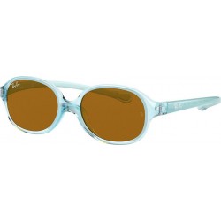 Kid's Sunglasses RAY-BAN JUNIOR 9187S 7081/3-transparent light blue