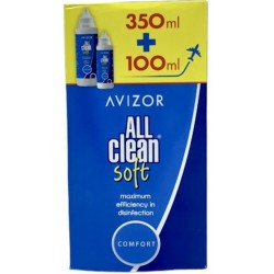 Υγρό φακών επαφής All Clean Soft της AVIZOR 350+100ml