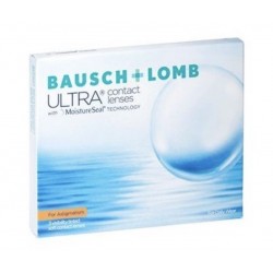 Ultra Bausch+ Lomb  for Astigmatism 
Αστιγματικοί μηνιαίοι φακοί επαφής σιλικόνης υδρογέλης- 3 φακοί