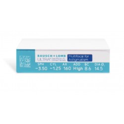 Bausch+ Lomb Ultra Multifocal for Astigmatism Contact lenses 6 pack