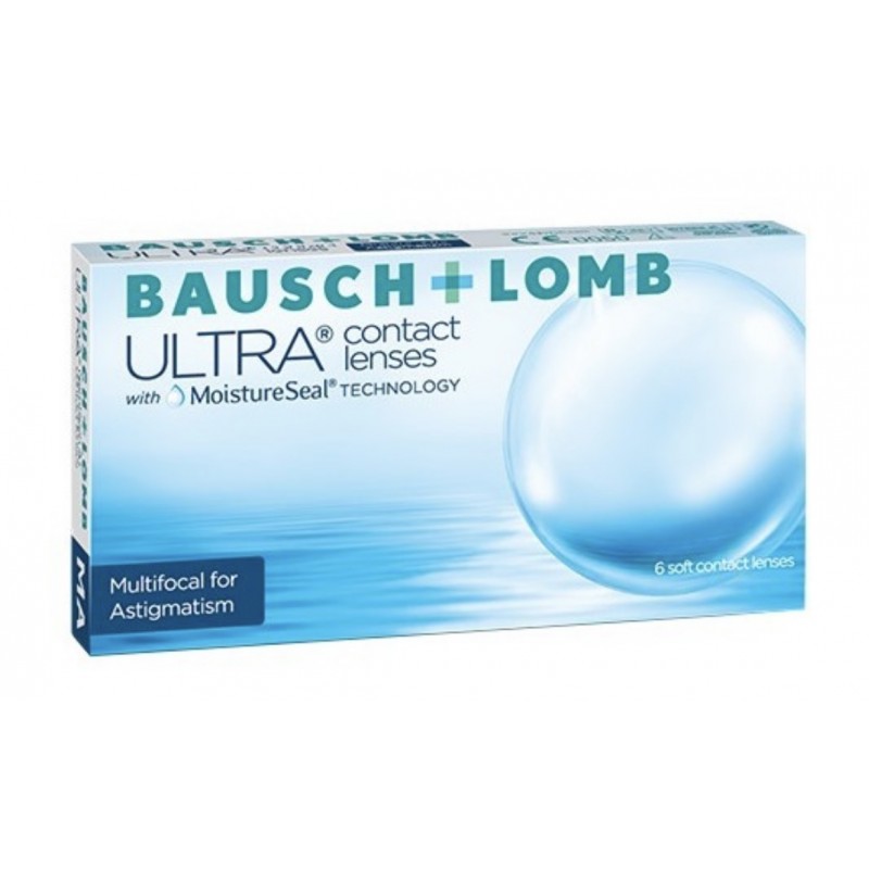 Bausch & Lomb Ultra Multifocal for Astigmatism-Μηνιαίοι πολυεστιακοί-αστιγματικοί 6τμχ
