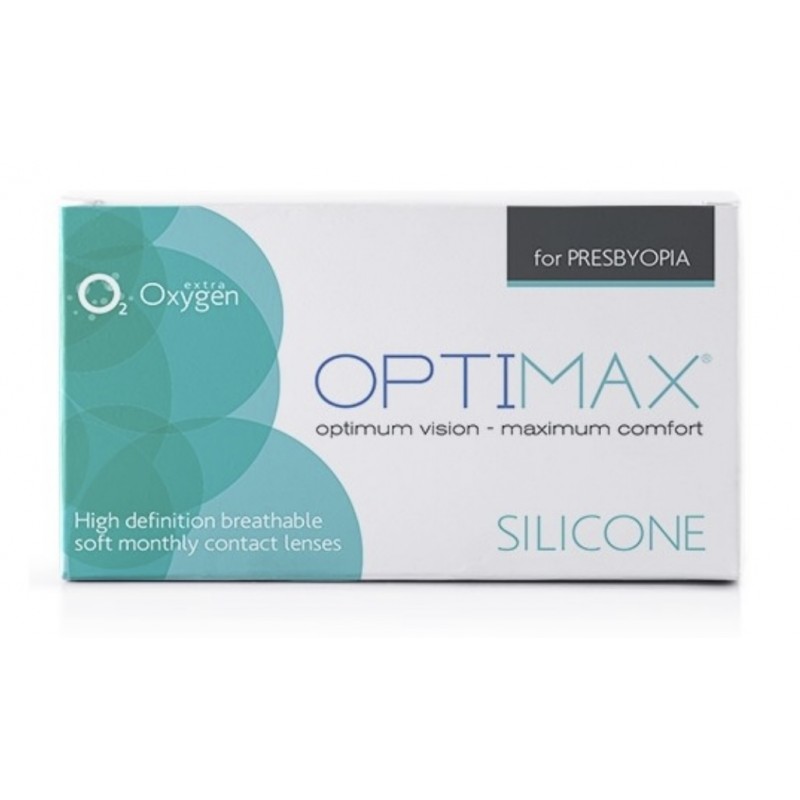 OPTIMAX SILICONE for PRESBYOPIA -Multifocal monthly contact lenses -3/pack
