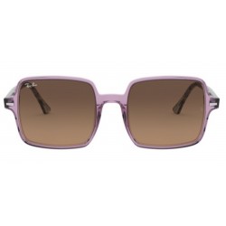 Sunglasses Ray-Ban Square II RB 1973 1284/43-gradient-transparent violet