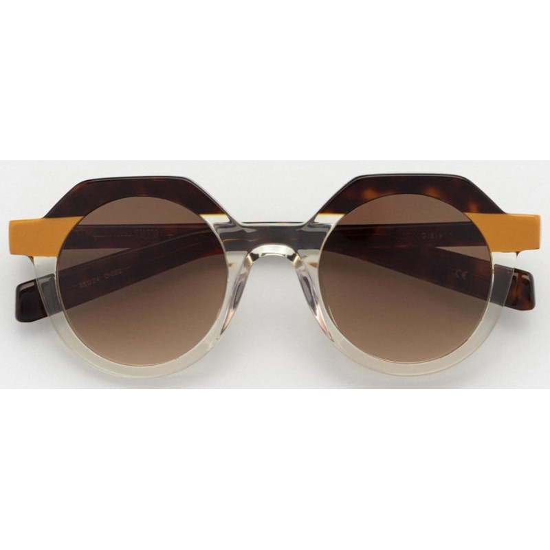 Sunglasses KALEOS GRAYSON 002-gradient-crystal /brown Havana and honey