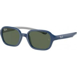 Kid's Sunglasses RAY-BAN JUNIOR RJ9074S 709671-blue on rubber grey