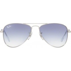 Kid's Sunglasses RAY-BAN JUNIOR AVIATOR RJ 9506S 212/19-gradient-silver/light blue