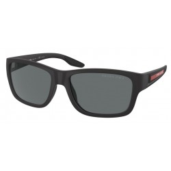 Sunglasses PRADA Linea Rossa PS 01WS DG0-02G Polarized-rubber black