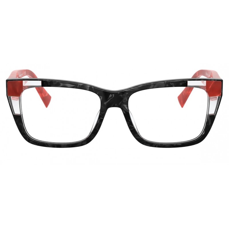 Γυαλιά οράσεως Alain Mikli Baie 3111 001-Μαύρο/κόκκινο/διάφανο