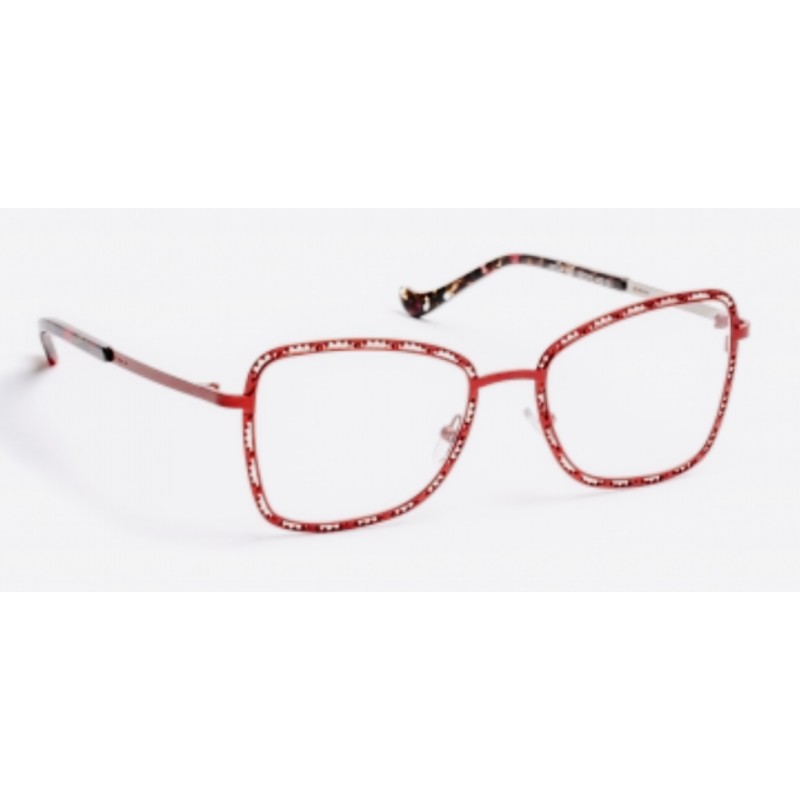Eyeglasses BOZ by J.F.Rey Leila 3510 -Red/silver
