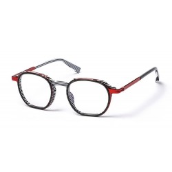 Eyeglasses J.F.Rey 2949 0530-black/white/red