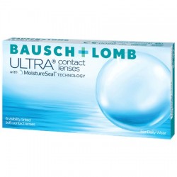 Ultra Bausch+Lomb-Μηνιαίοι φακοί μυωπίας-υπερμετρωπίας 6τμχ