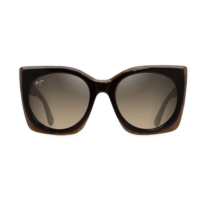 Sunglasses MAUI JIM Pakalana HS855-01 Polarized-Chocolate with Tortoise interior