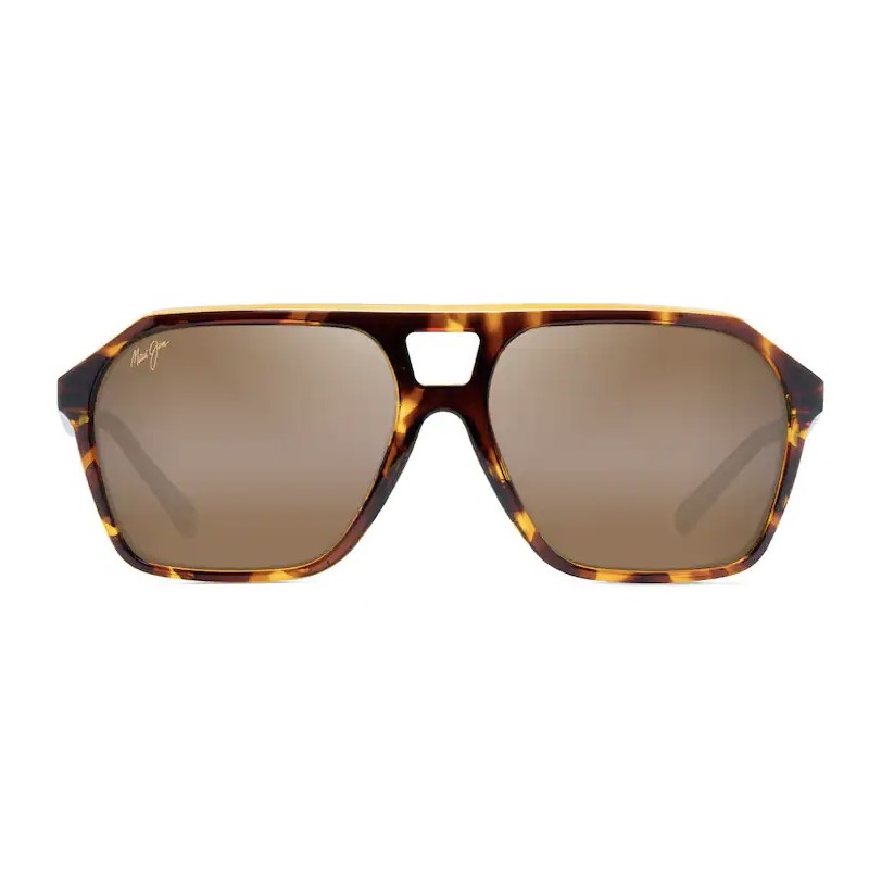 Sunglasses MAUI JIM Wedges H880-10 Polarized-Tortoise with Amber interior