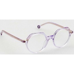 Kid's Eyeglasses KALEOS Burke 004-Τranslucent lilac/glitter