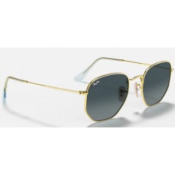 Sunglasses Ray-Ban Hexagonal Flat Lenses RB 3548Ν 91233M-Gradient-Gold/Arista
