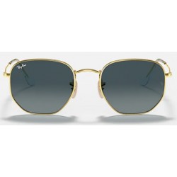 Sunglasses Ray-Ban Hexagonal Flat Lenses RB 3548 91233M-Gradient-Gold/Arista