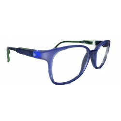 Kid's Eyeglasses LOOKKINO Rubber Evo 5355 W5-blue/green