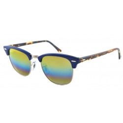 Γυαλιά Ηλίου Ray-Ban Clubmaster Flash RB3016 1223C4-Mirror-Μπλε/ταρταρούγα