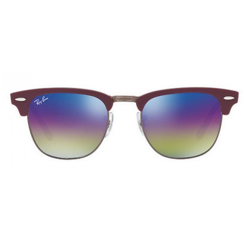 Sunglasses Ray-Ban Clubmaster Flash RB3016 1222C2-Mirror-Bordeaux/Tortoise