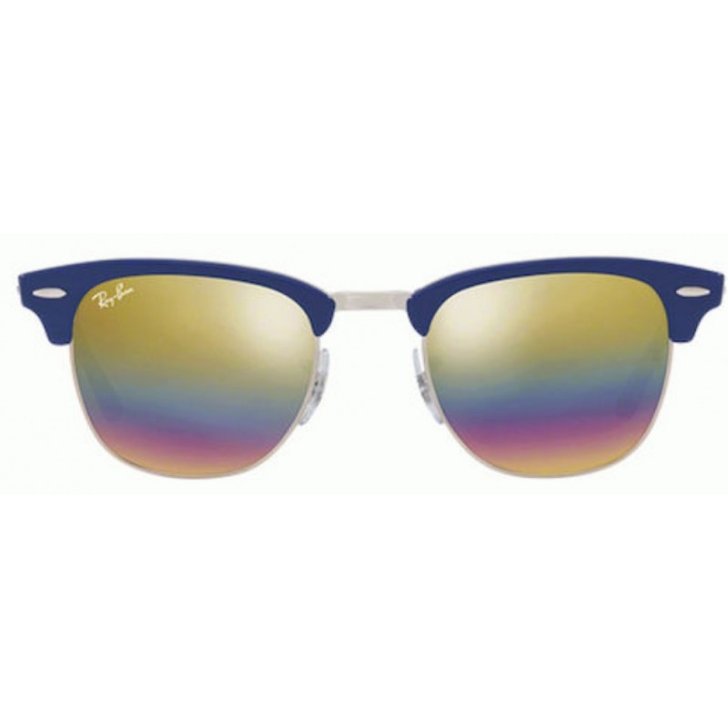 Sunglasses Ray-Ban Clubmaster Flash RB3016 1223C4-Mirror-Blue/Tortoise