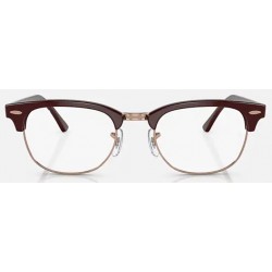 Eyeglasses Ray-Ban Clubmaster RB5154 8230-Bordeaux on rose gold