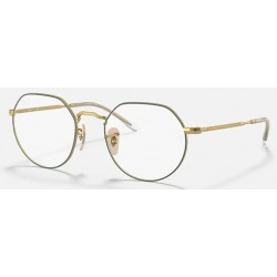 Eyeglasses Ray-Ban Jack RB6465 3136-Matte Petroleum on Gold