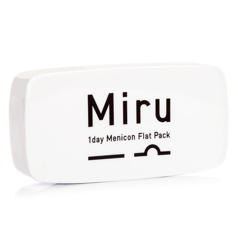 Miru 1day Menicon flat pack-Daily disposable soft contact lenses 30 pack