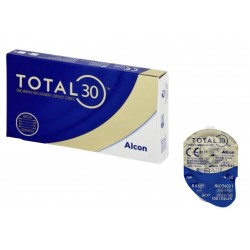 Total 30 Alcon Monthly disposable soft contact lenses-3+1pack