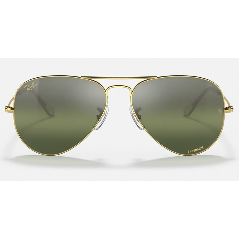 Sunglasses Ray-Ban Aviator Chromance RB3025 9196G4-Polarized-Polished Gold