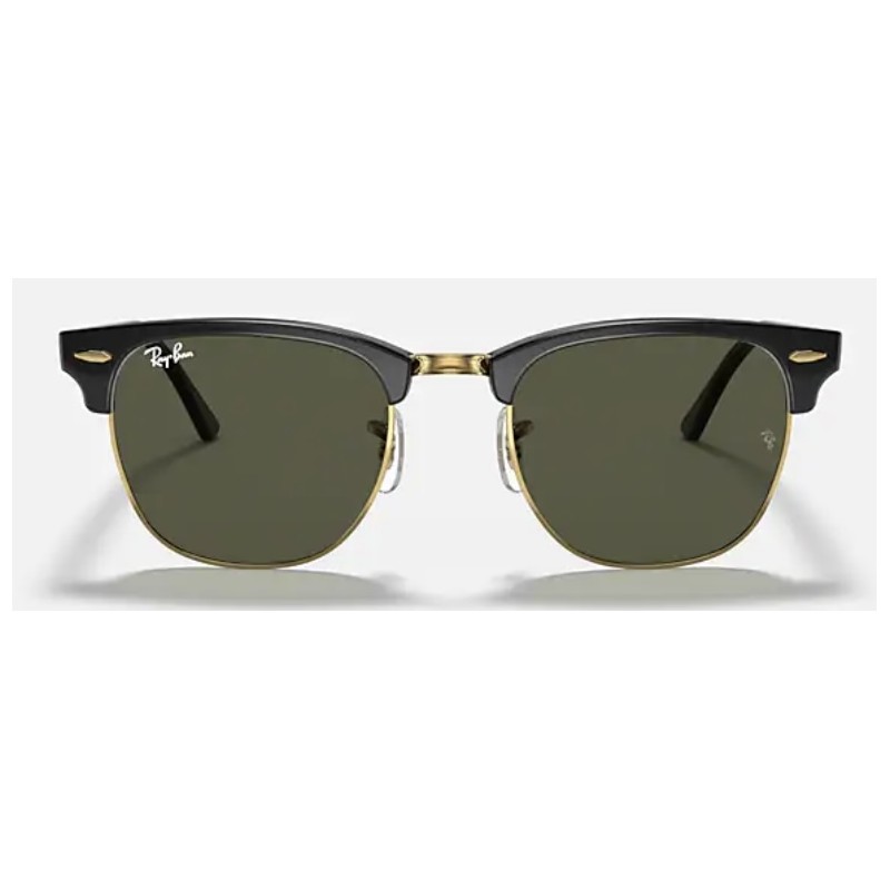 Sunglasses Ray-Ban Clubmaster Classic RB3016 W0365-Black on gold