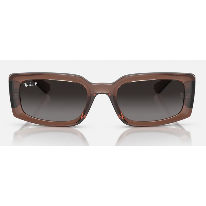 Sunglasses Ray-Ban Kiliane Bio-Based RB4395 6678T3-Gradient-Polarized-transparent brown
