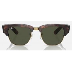 Sunglasses Ray-Ban Mega Clubmaster RB0316S 990/31-Tortoise on gold