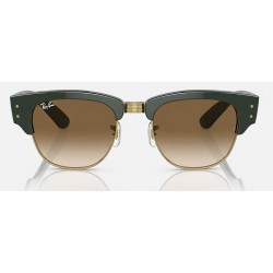 Sunglasses Ray-Ban Mega Clubmaster RB0316S 136851-Gradient-green on gold