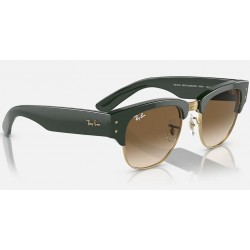 Sunglasses Ray-Ban Mega Clubmaster RB0316S 136851-Gradient-green on gold