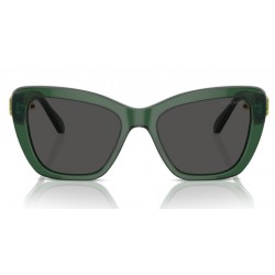 Sunglasses Swarovski SK6018 104587-Transparent dark green
