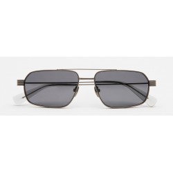 Sunglasses Kaleos Luzhin 5-Polarized-Dark matte silver
